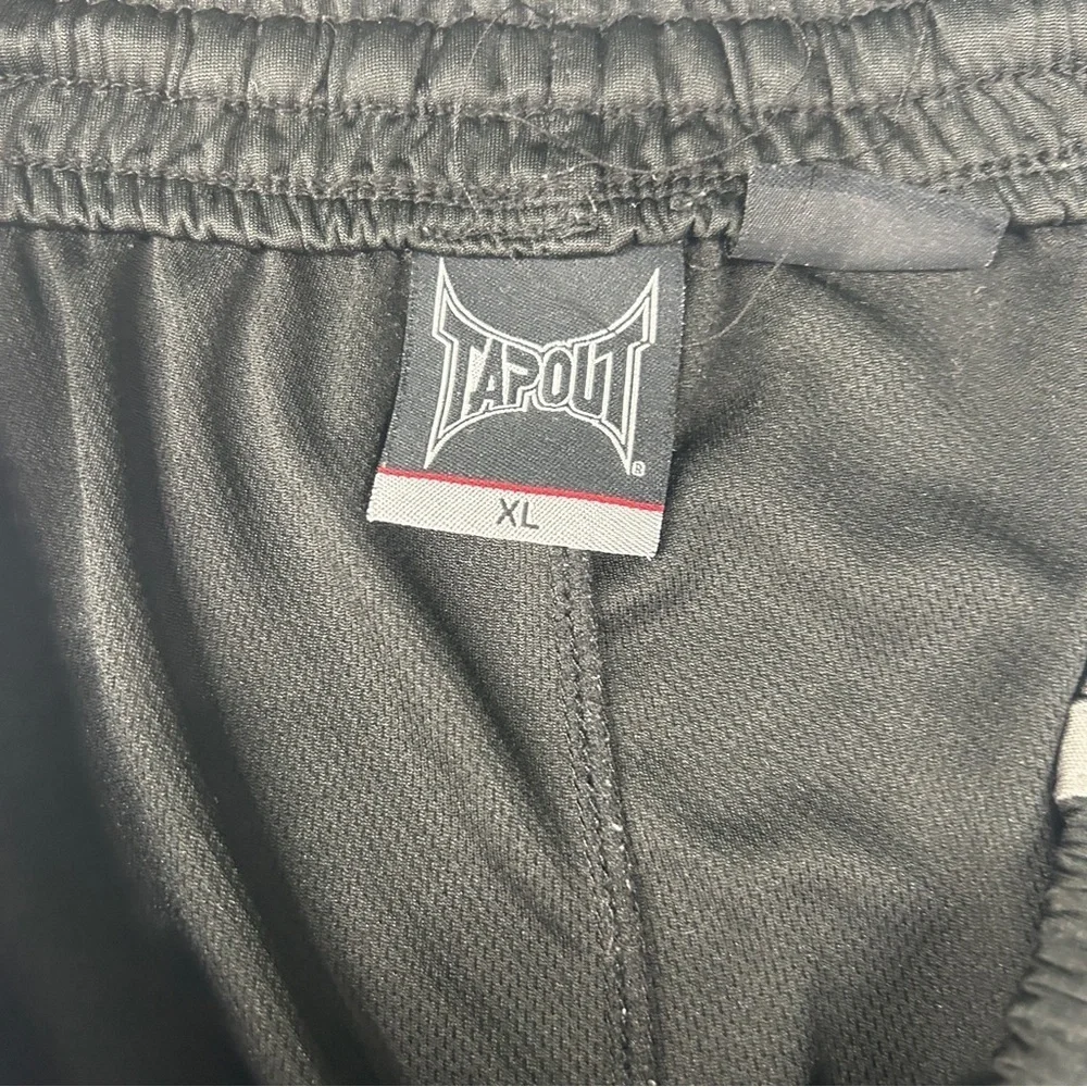 TapOut Men's Black and Blue Athletic Shorts